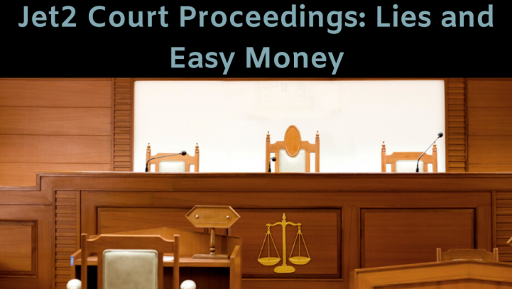 Jet2 Court Proceedings: Lies and Easy Money